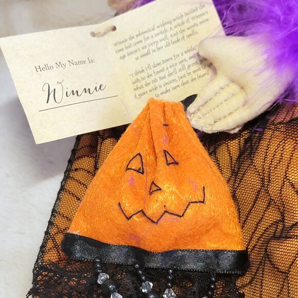 Joe Spencer Gathered Traditions Witch" WINNIE" NWT Purple Boa Rhinestone Belt - Picture 10 of 11